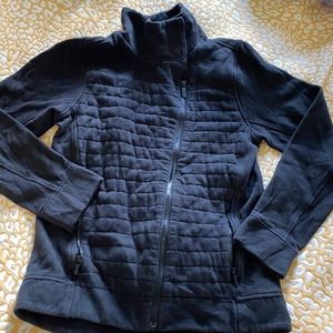Warm Snap Neck Black Lululemon Jacket